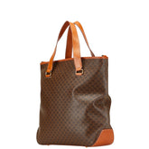 セリーヌ マカダム ハンドバッグ ショルダーバッグ 2WAY ブラウン PVC レザー レディース CELINE 【中古】